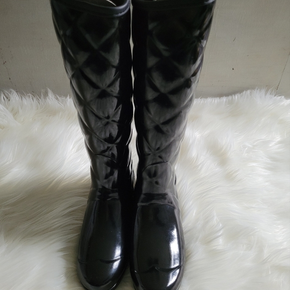 Hunter Shoes - HUNTER Original Quilted Black Hunter Boots
